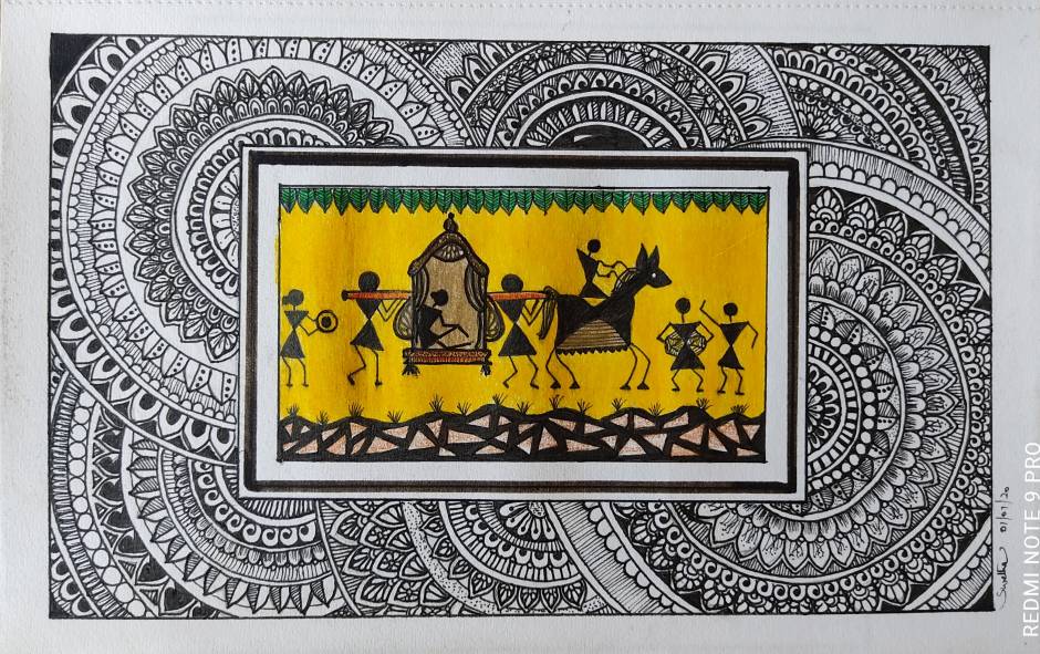 warli and mandala art