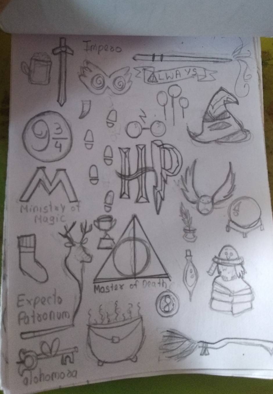 Harry Potter doodle art