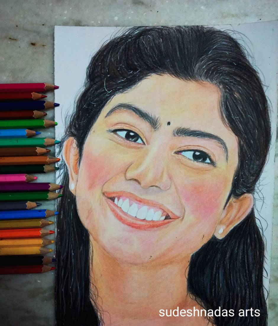 Hari's Gallery - Pencil Sketch!!! Sai Pallavi 😊 | Facebook
