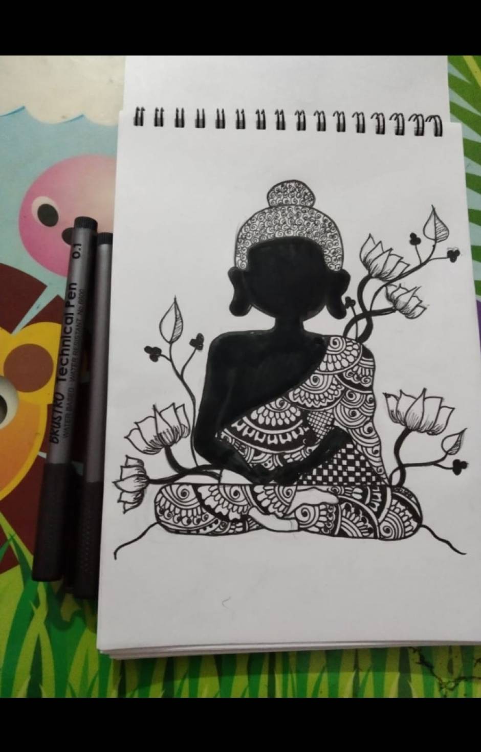 Share 145+ buddha pen sketch best
