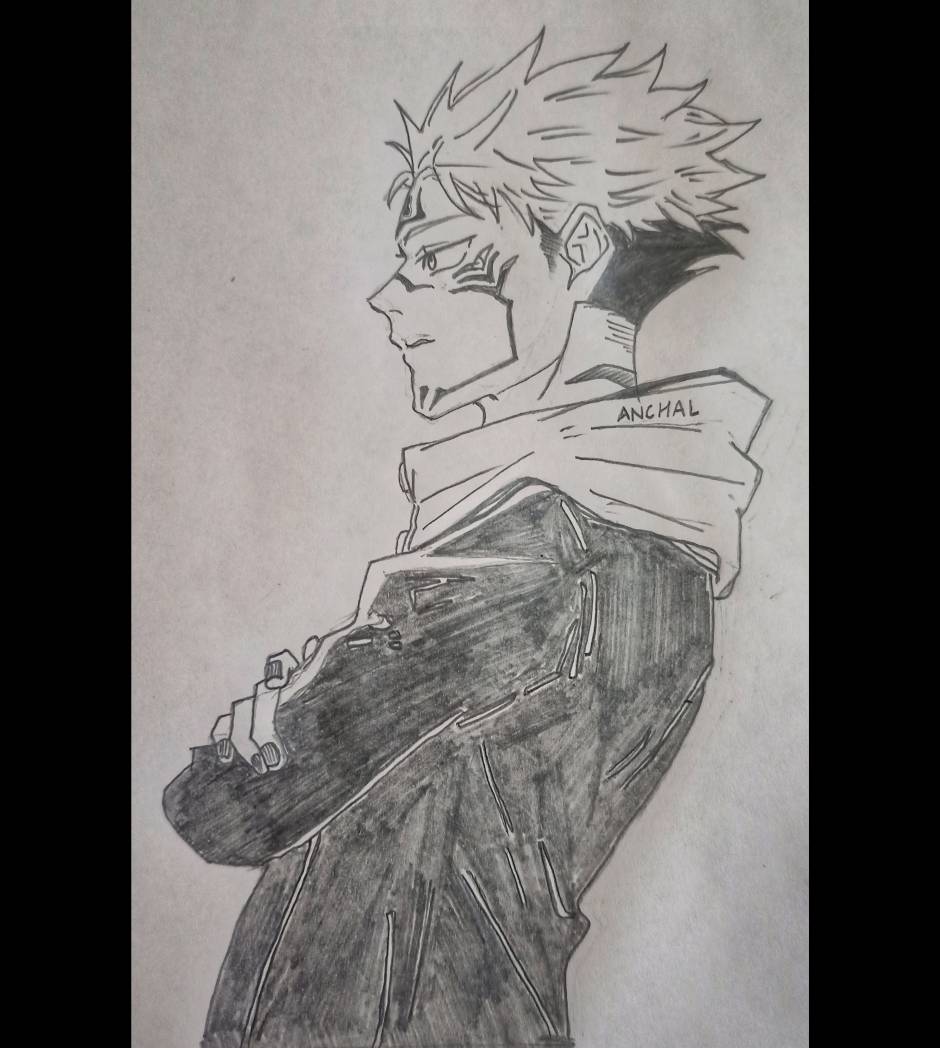 Jujutsu Kaisen: Yuji Itadori Art [pencil] : r/anime