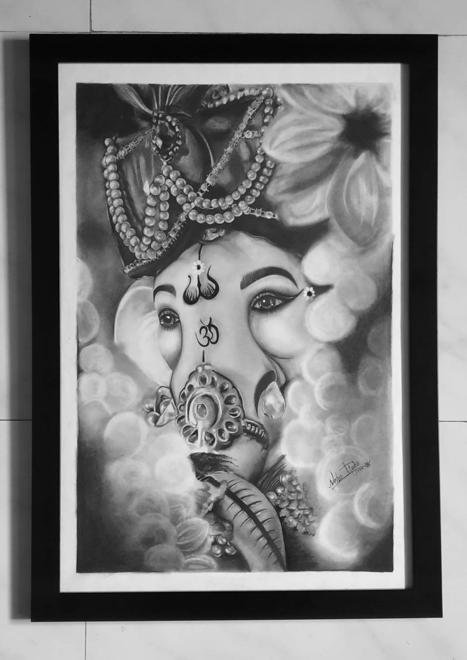 Pencil Drawing  Lord Ganesha Wallpaper Download  MobCup