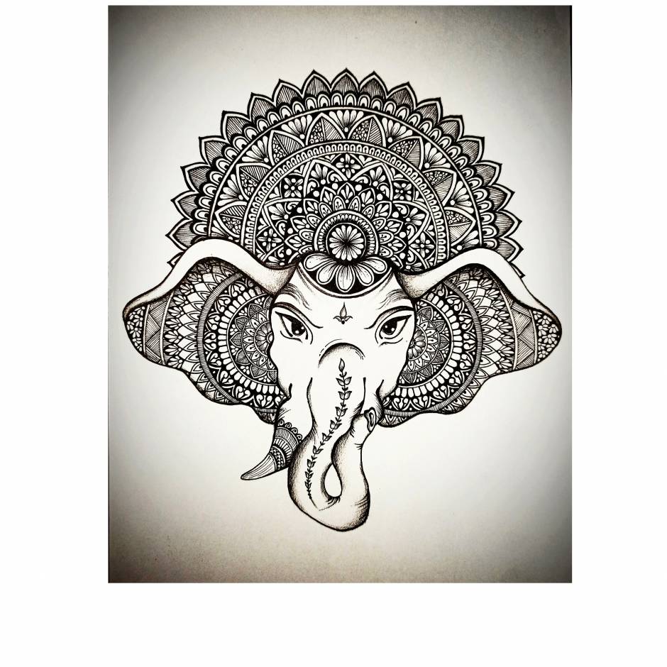 Ganpati Creative Mandala Art