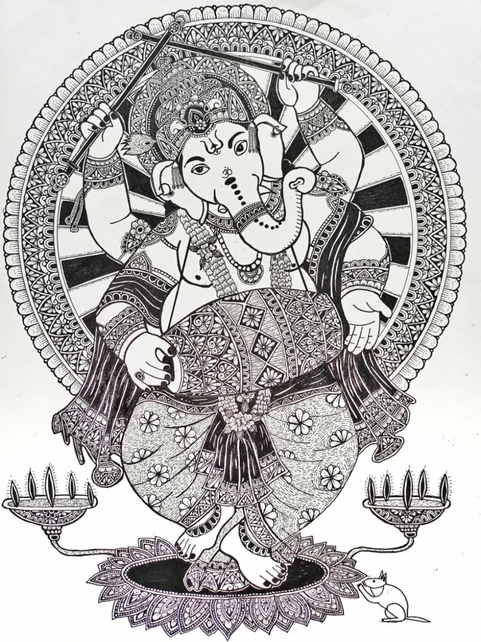 Creative Jack Academy of Art  Design  Join us for an Online Ganesha  Painting Workshop on 16th August Sunday With Artist craftyshrads Date  16th August 2020 Sunday Time 400 pm to