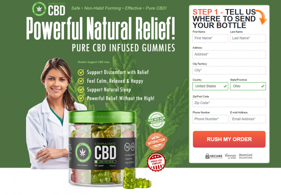 Cannaleafz CBD Gummies (25mg of CBD) Official Website