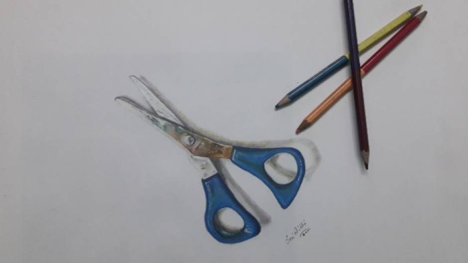 Realism Scissor Art