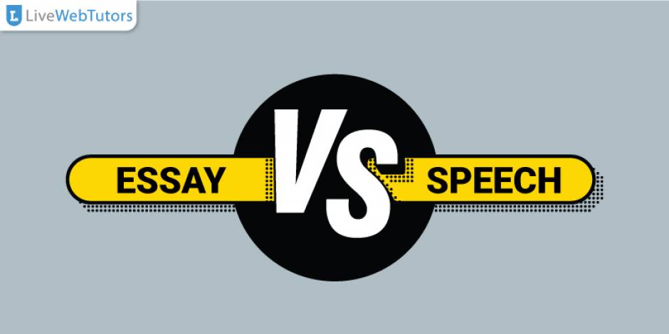 is essay and speech the same
