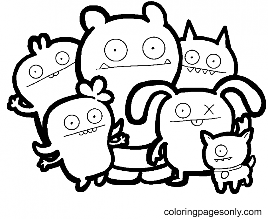 23+ Ugly Dolls Coloring Pages - ridhoretna