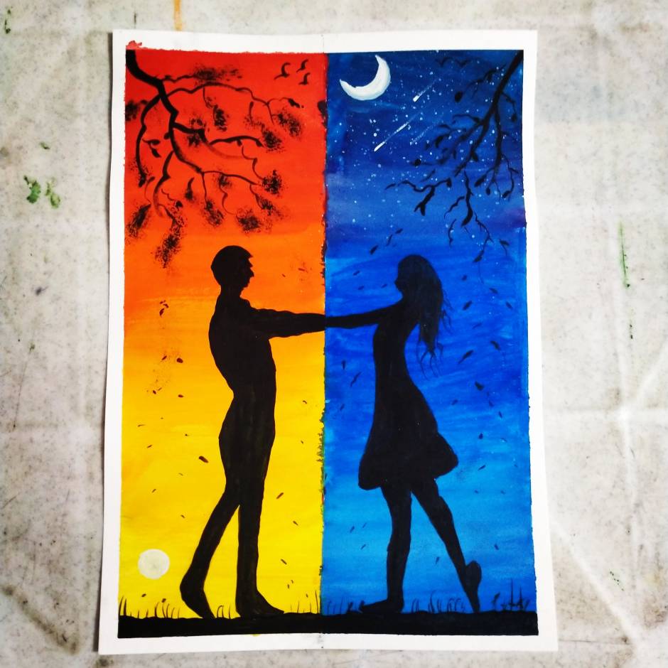 Silhouette Hug Drawing Clip Art - Couple Transparent PNG
