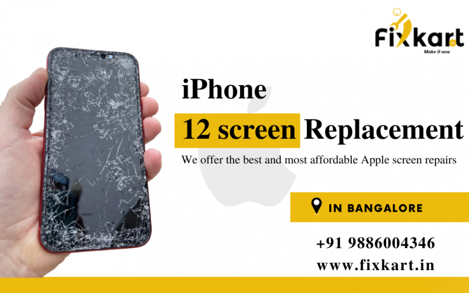 iPhone 12 screen replacement cost at its finest by FixKart