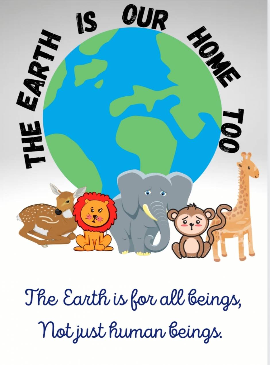 Save animals poster