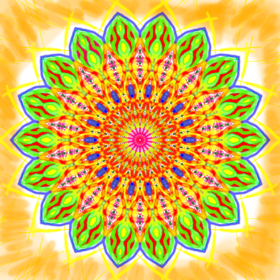 Digital mandala art by me