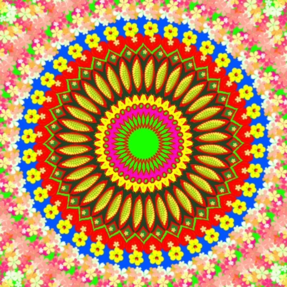 Flower mandala