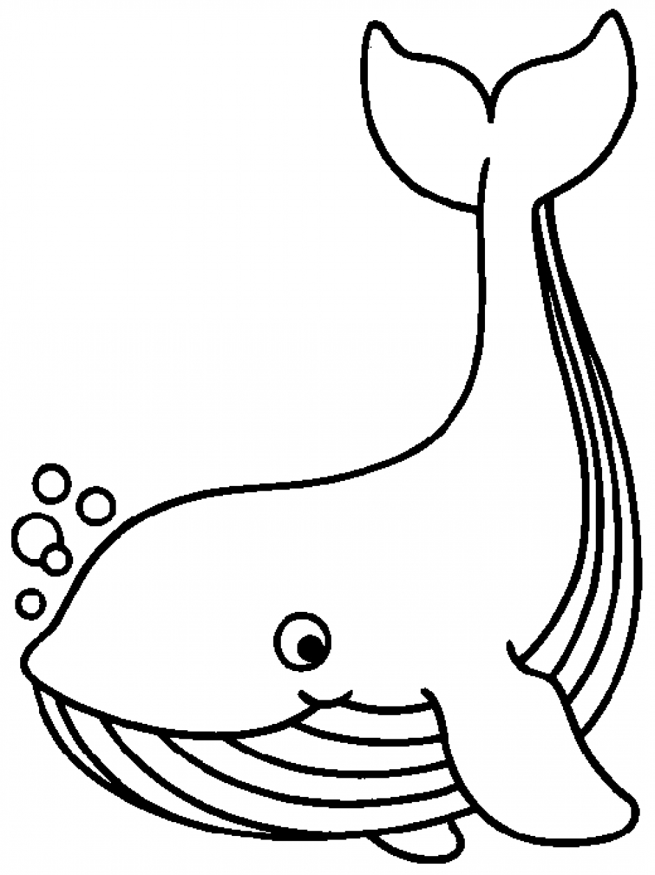 Whale Coloring Pages Kids
