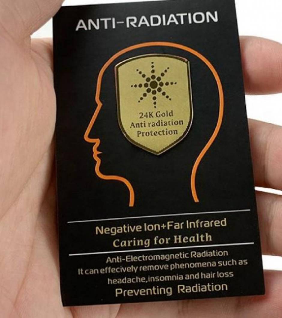 EMFDEFENSE Negative Ions Sticker