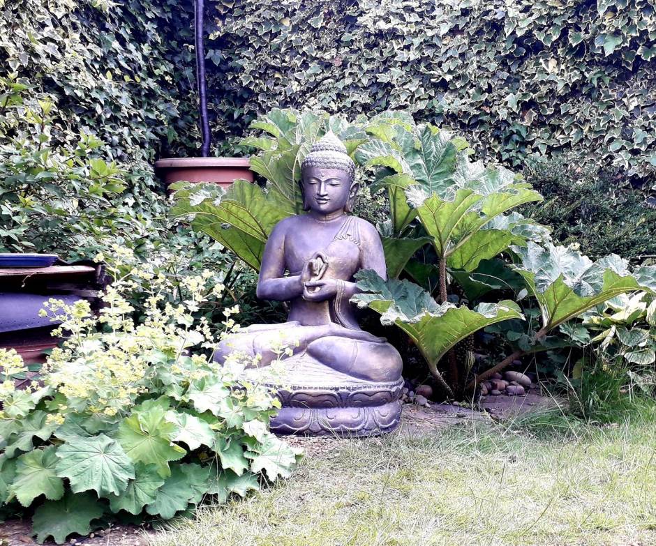 Placement Of Buddha Statue In Garden