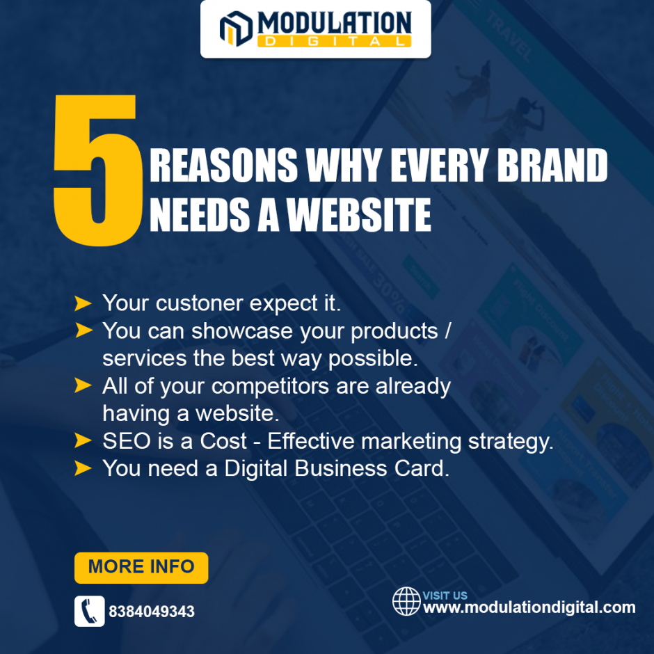 5 Reasons Why Every Brand Needs A Website