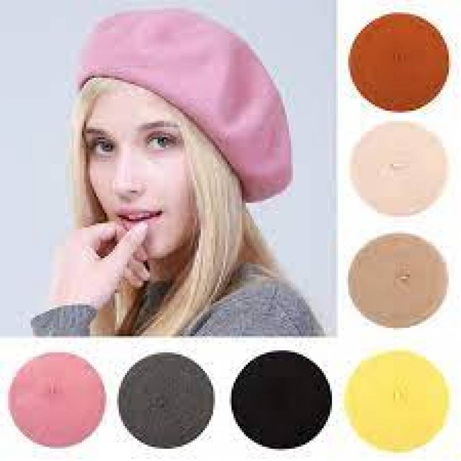 What are the types of beret caps?