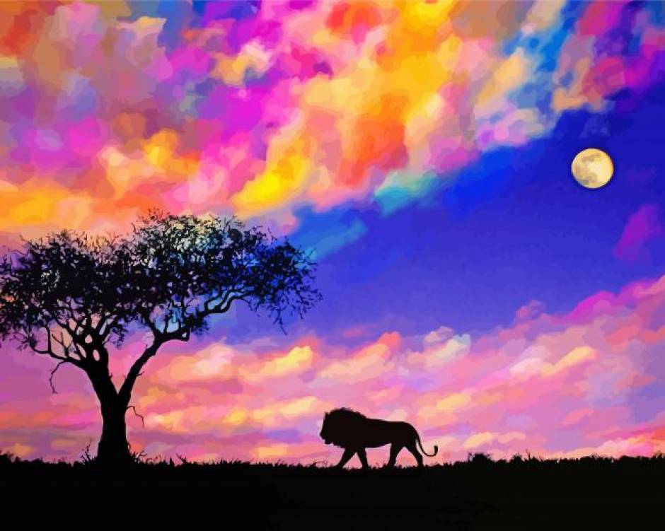 famous silhouette paintings