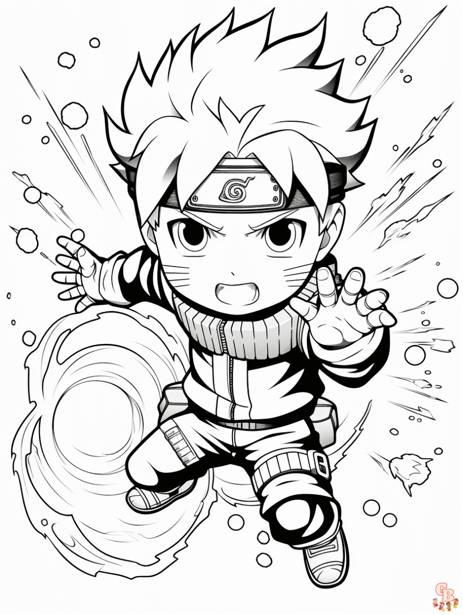 Naruto coloring pages to download and print for free