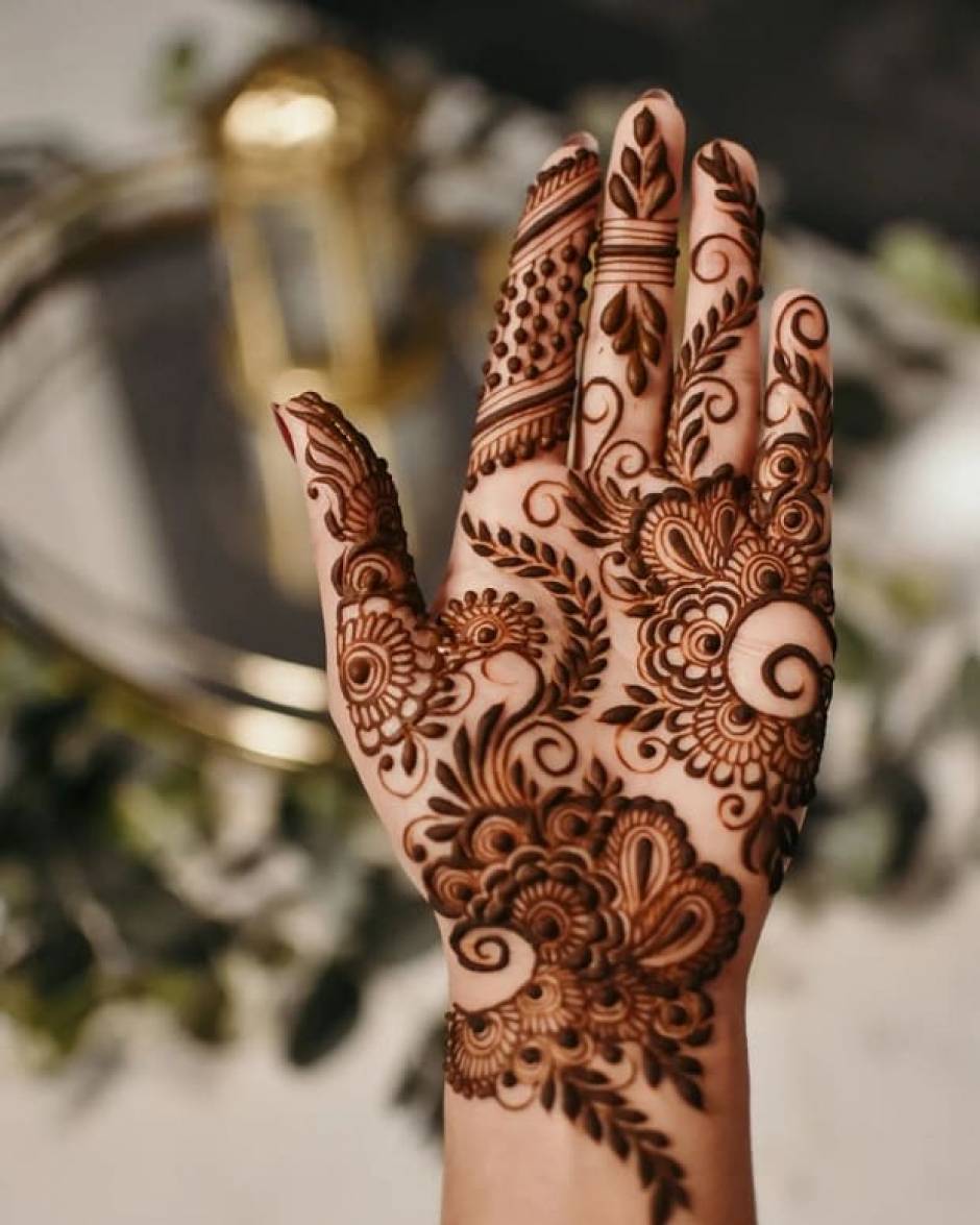 Front Hand Easy Arabic Henna Design For Ramzan | Stylish & Beautiful Mehndi  Design - YouTube