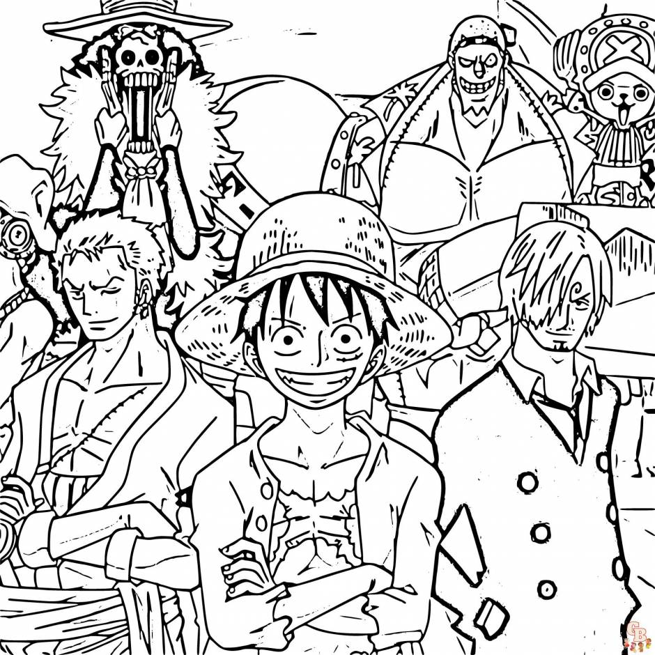 Color Your Favorite One Piece Characters