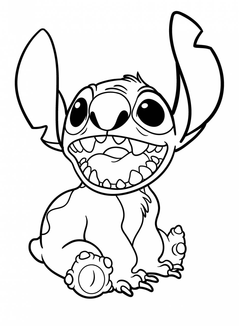Lilo and Stitch coloring pages for children - Lilo and Stitch Kids Coloring  Pages