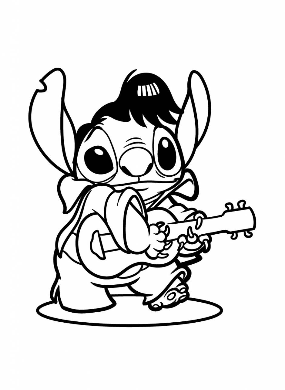 Lilo And Stitch Coloring Pages  Stitch coloring pages, Coloring pages, Coloring  book art