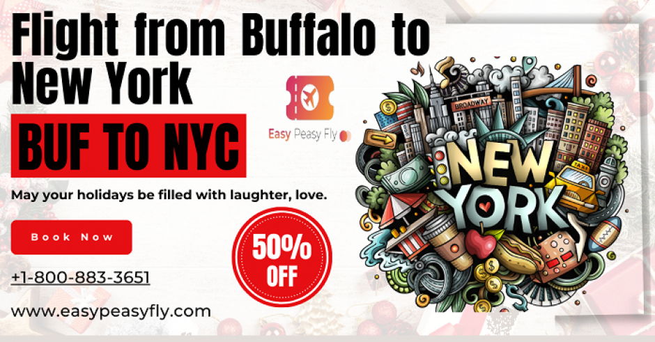 Book Flights from Buffalo to New York