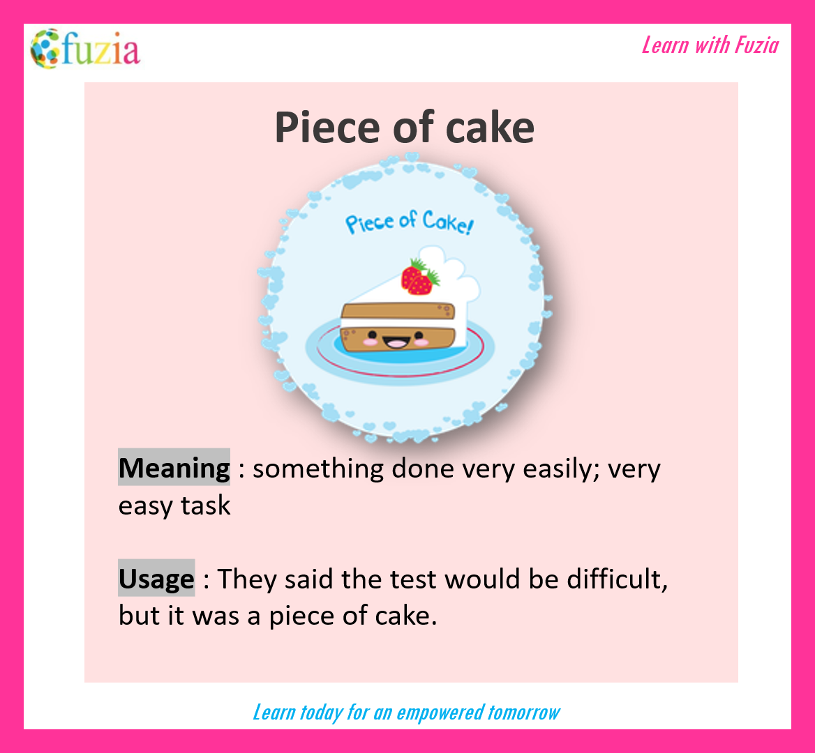 Update 49+ Piece Of Cake Idiom Latest - In.Daotaonec