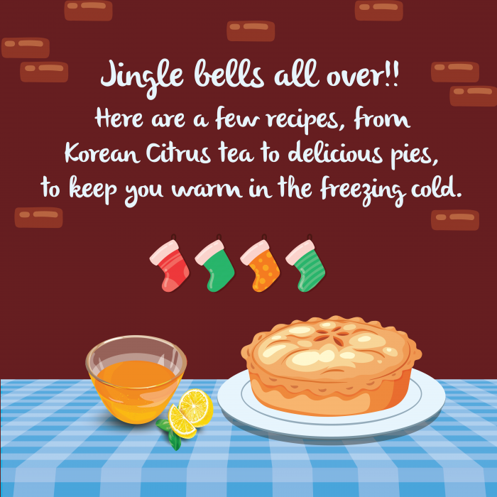 Jingle Bells All Over!! Here Are A Few Recipes From Korean Citrus Tea