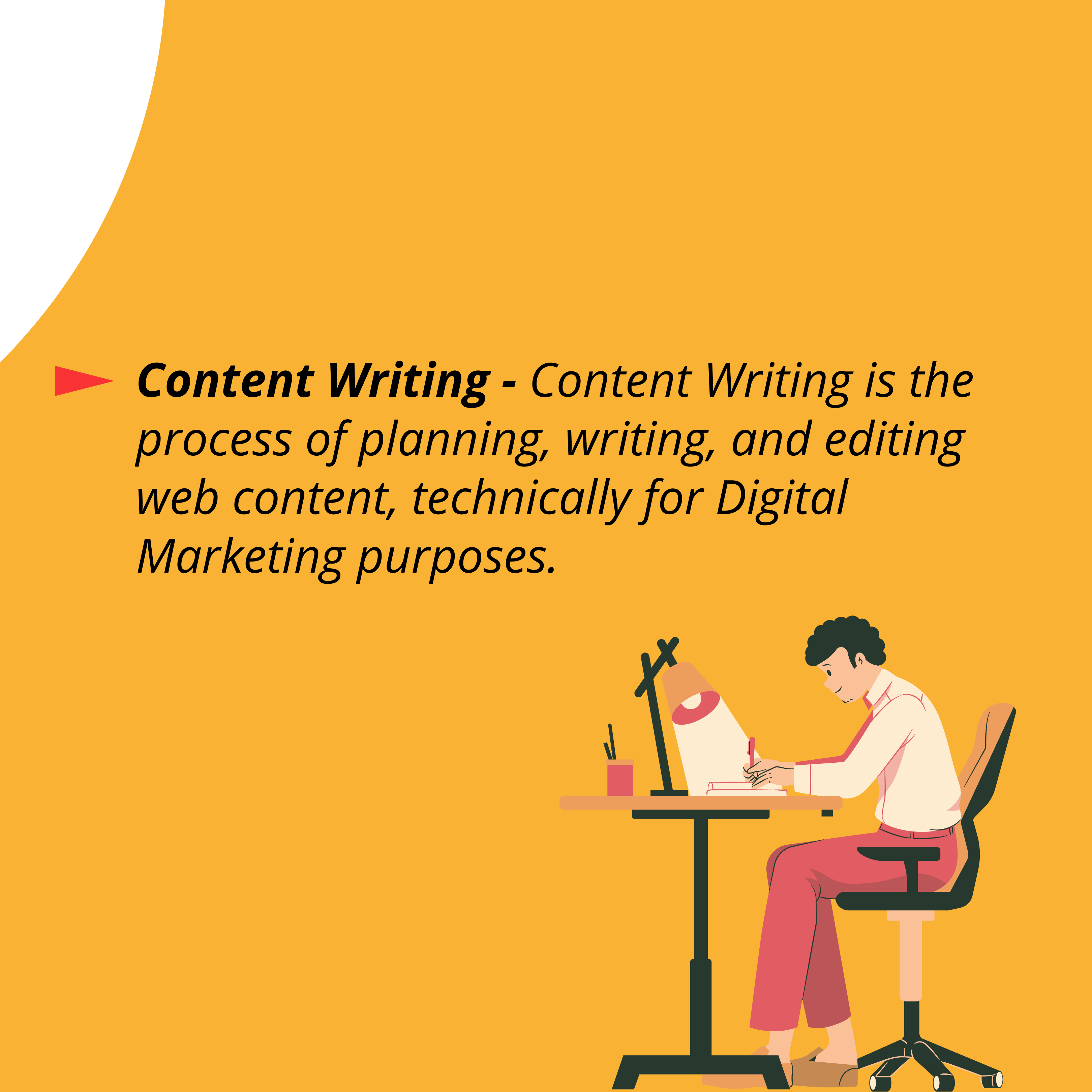 creative writing and content development