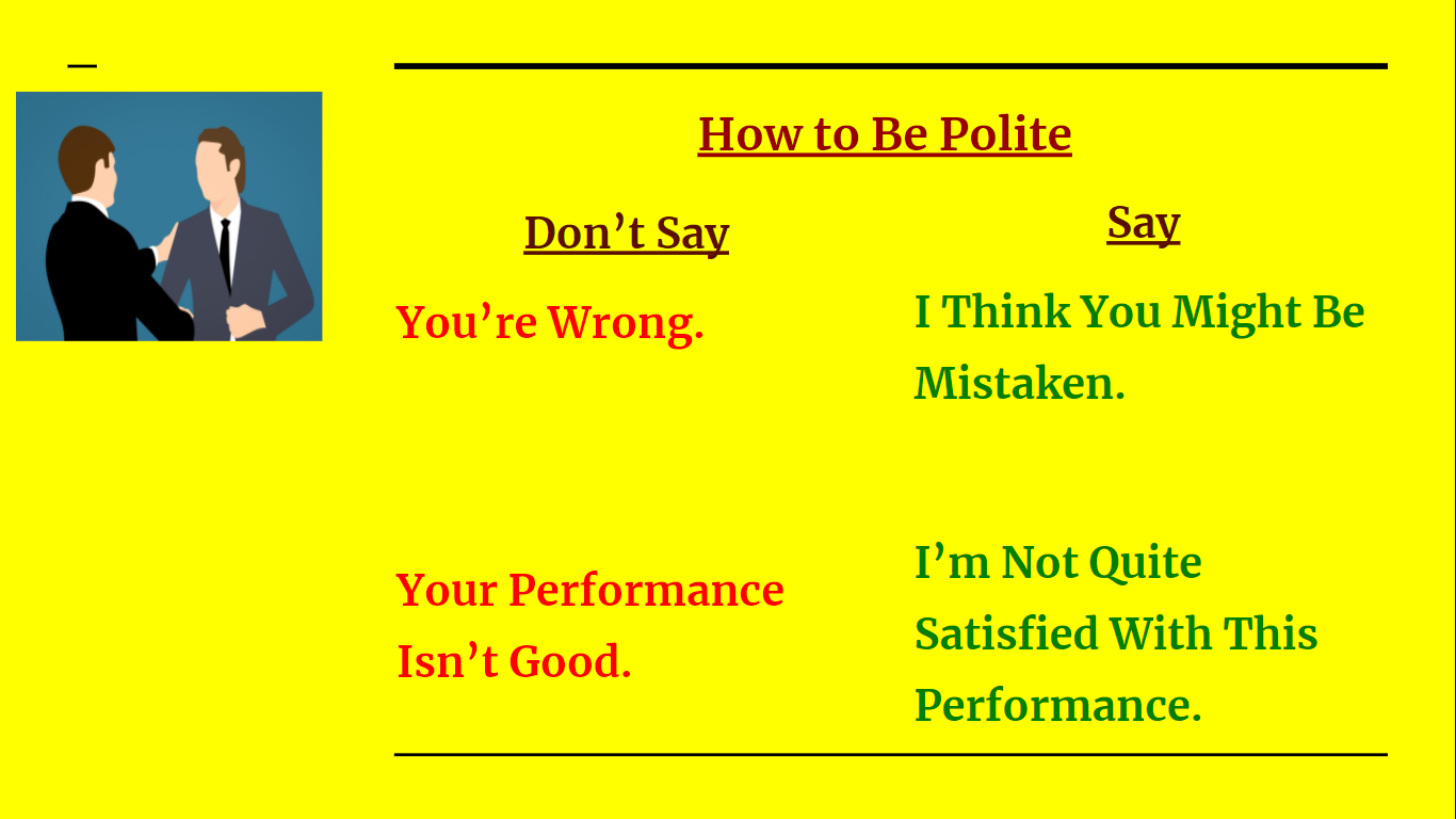 How To Be Polite Useful Phrases For Speaking Polite English Part I Fuzia